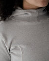 BASERANGE 24 Autumn/Winter Hanifa Hoodie Portugal BAS-TOHH-RC-WI24-HH Mixed Grey